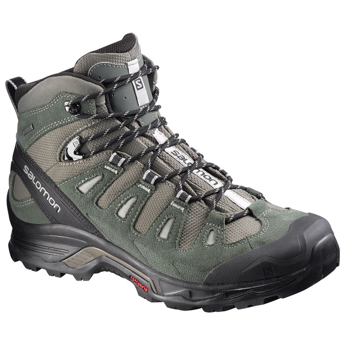 Salomon Singapore Mens Hiking Boots - QUEST PRIME GTX® Olive/Black | 30758-IHFN